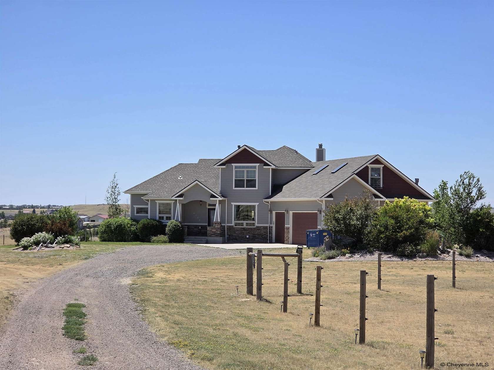 4.8 Acres of Land with Home for Sale in Cheyenne, Wyoming