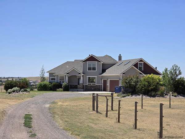 4.8 Acres of Land with Home for Sale in Cheyenne, Wyoming