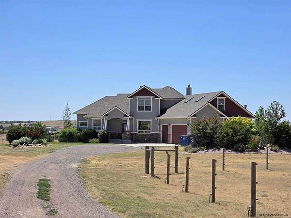 4.8 Acres of Land with Home for Sale in Cheyenne, Wyoming