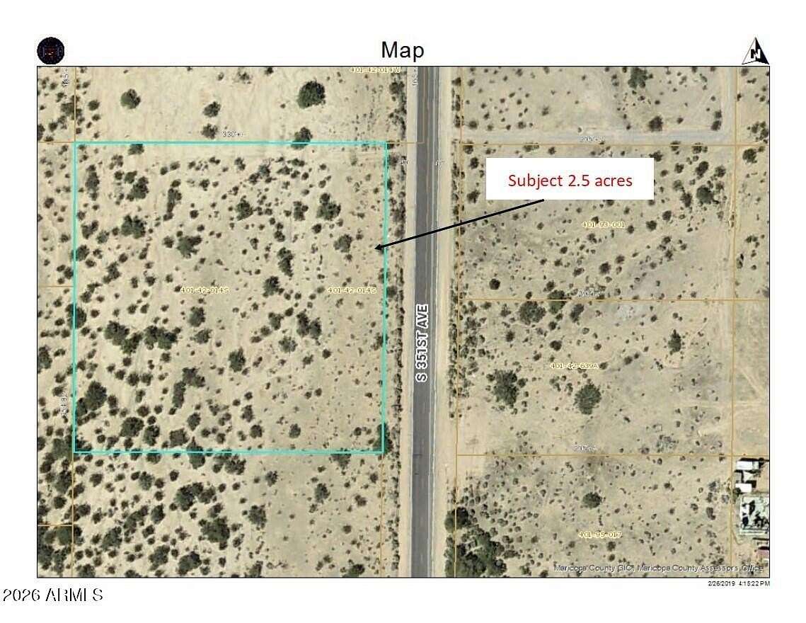2.52 Acres of Residential Land for Sale in Tonopah, Arizona