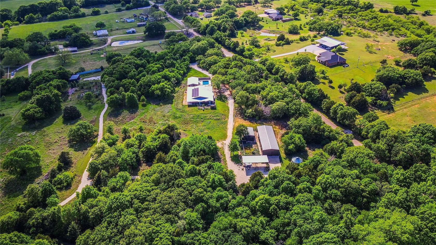 88.2 Acres of Land with Home for Sale in Grandview, Texas