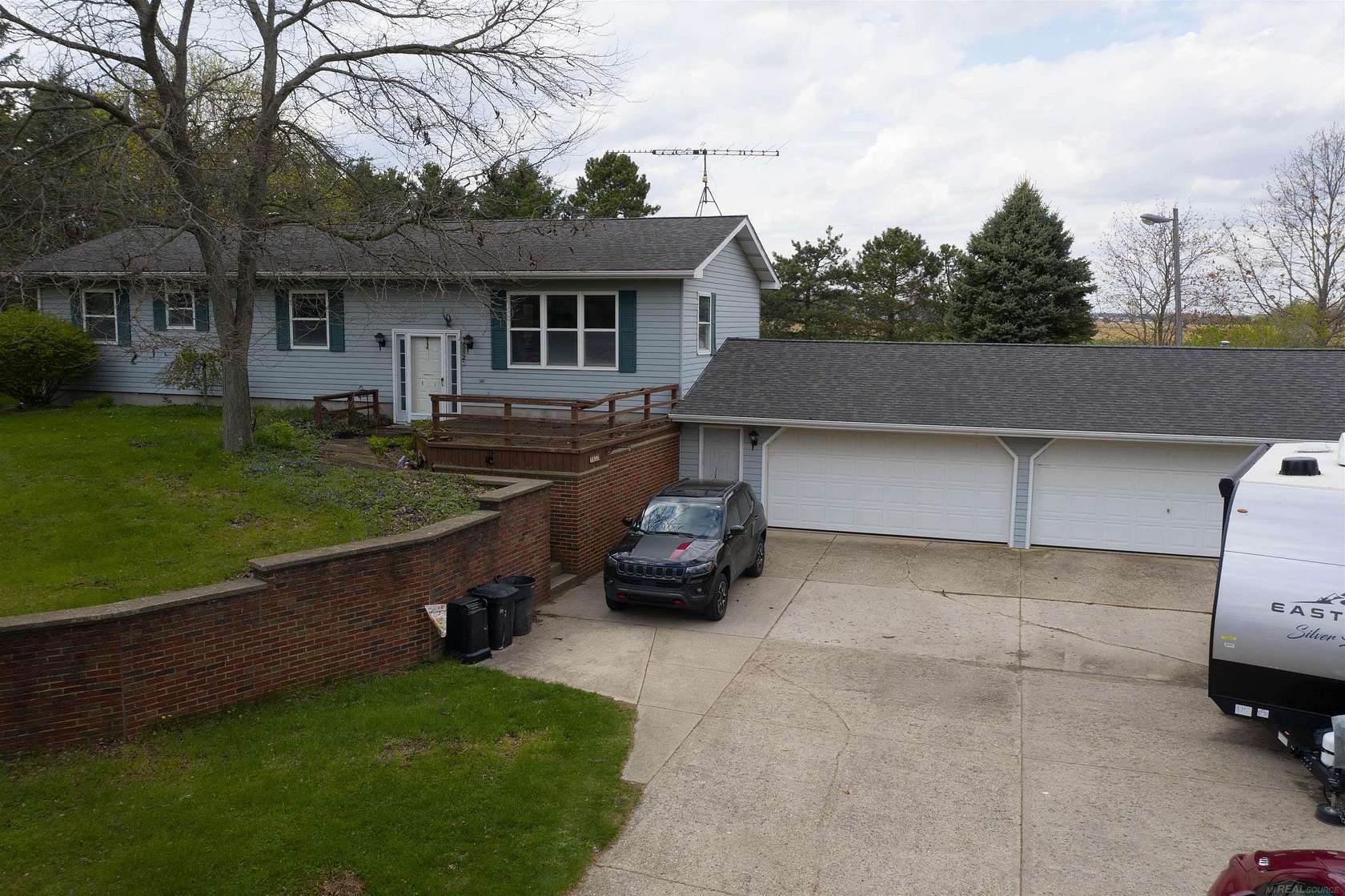 2.5 Acres of Land with Home for Sale in Marlette, Michigan