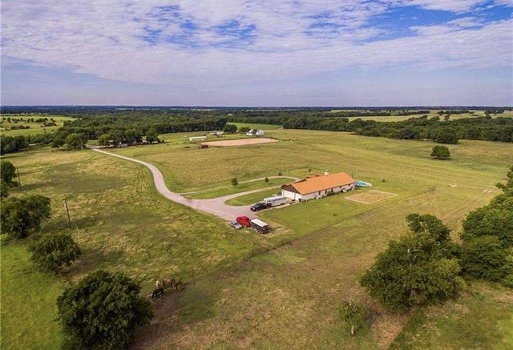 55 Acres of Land with Home for Lease in Gunter, Texas