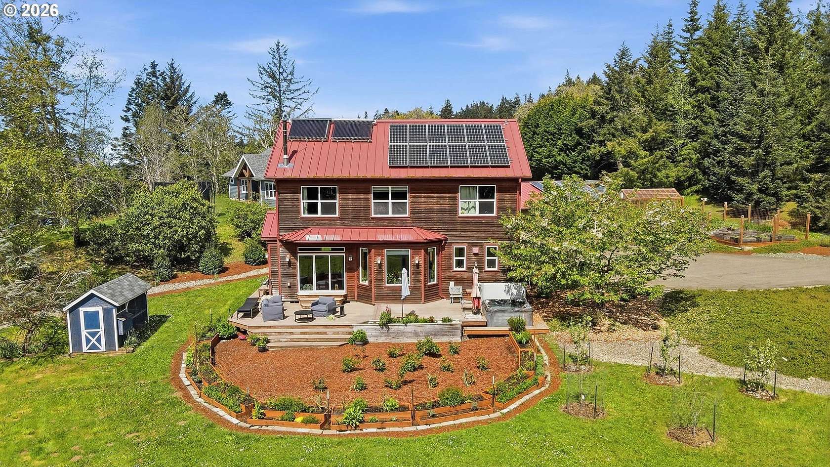 5 Acres of Land with Home for Sale in Coos Bay, Oregon