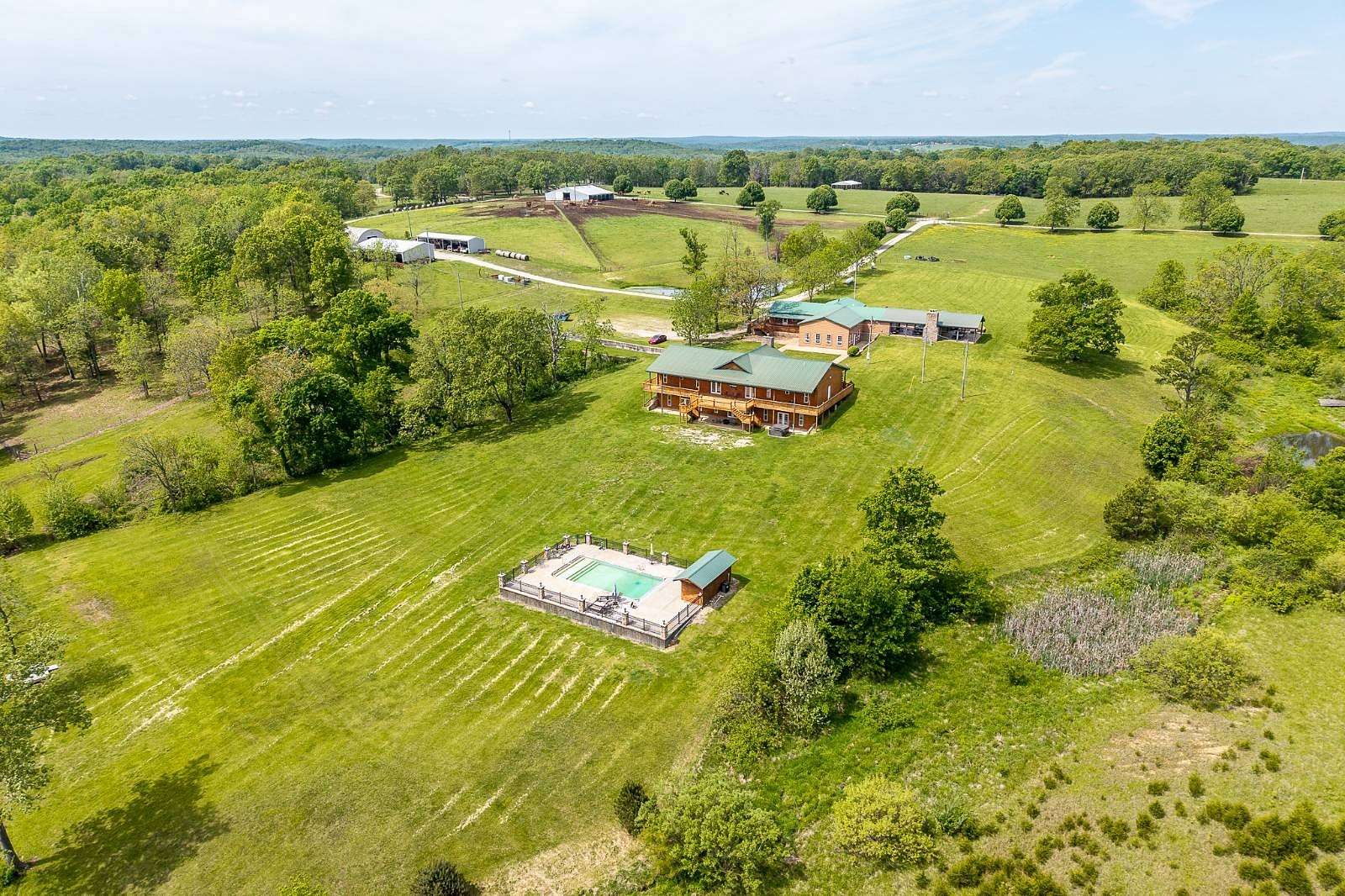24.8 Acres of Recreational Land with Home for Sale in Falcon, Missouri