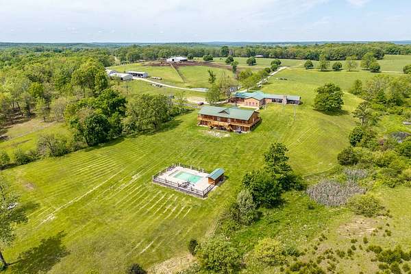24.8 Acres of Recreational Land with Home for Sale in Falcon, Missouri
