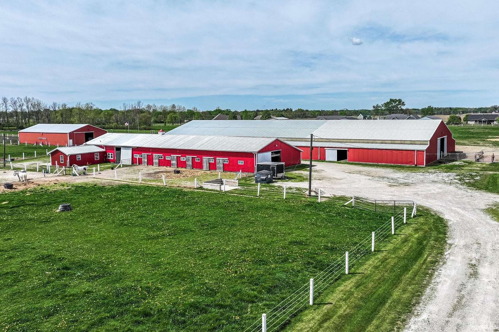 34.8 Acres of Agricultural Land with Home for Sale in Muncie, Indiana