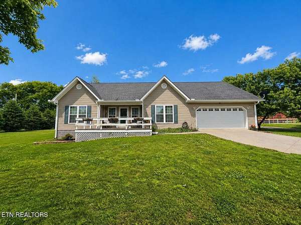 10.4 Acres of Land with Home for Sale in Greenback, Tennessee