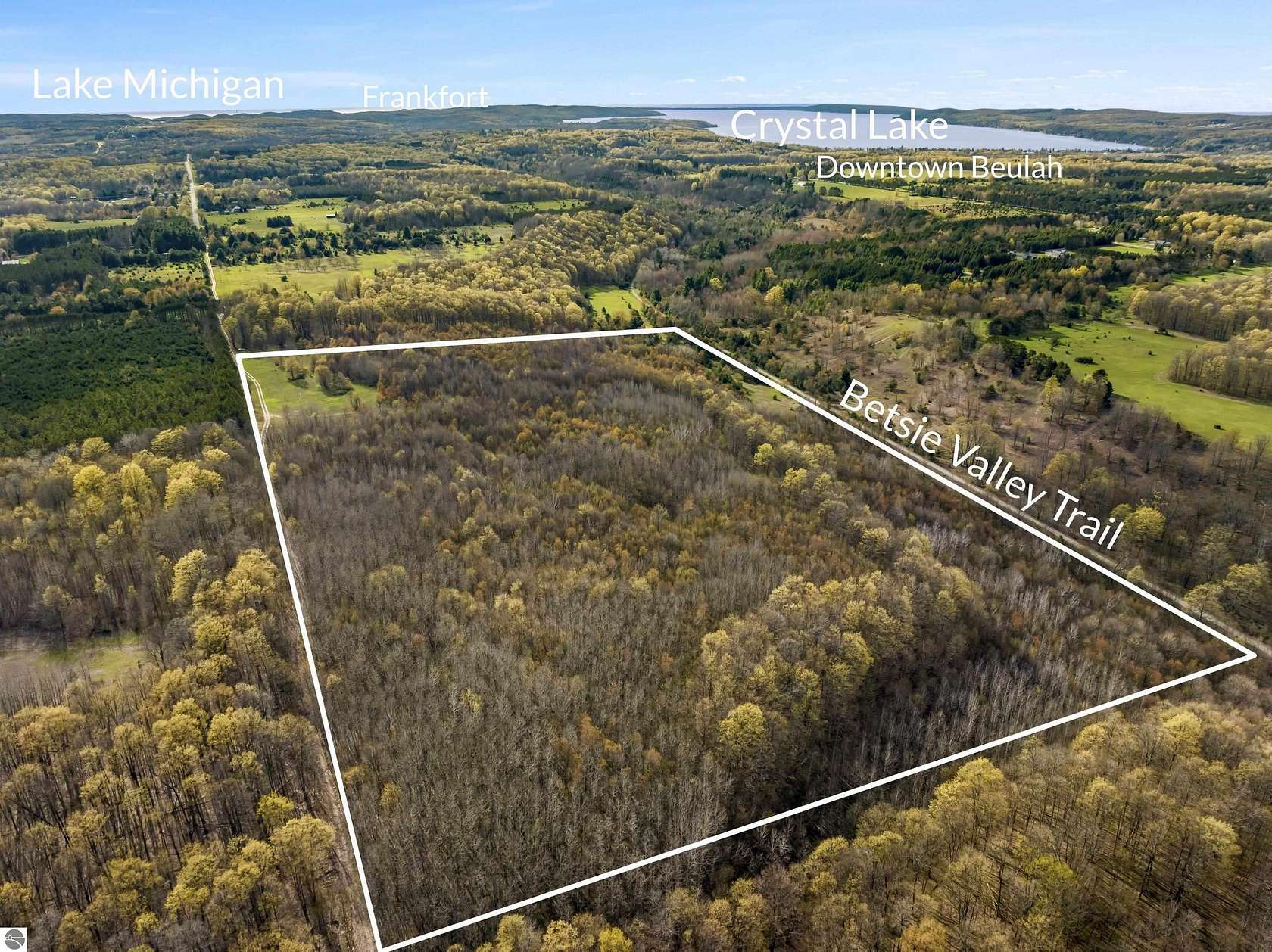 47.4 Acres of Recreational & Residential Land for Sale in Benzonia, Michigan