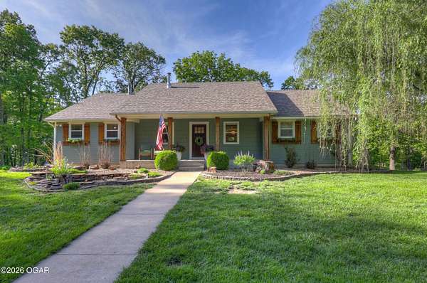 10 Acres of Recreational Land with Home for Sale in Carthage, Missouri