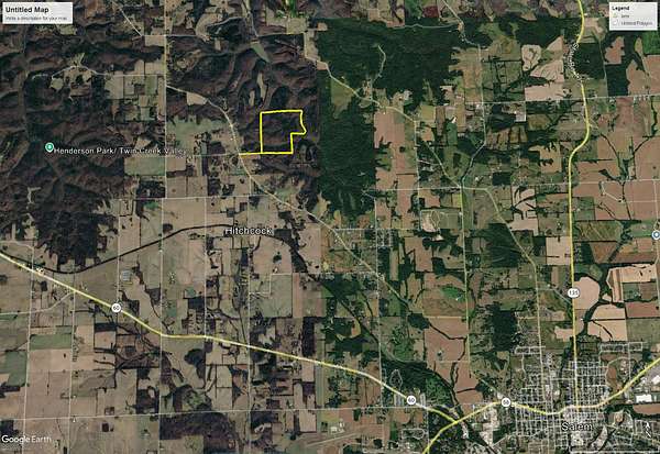 130 Acres of Recreational Land for Sale in Salem, Indiana