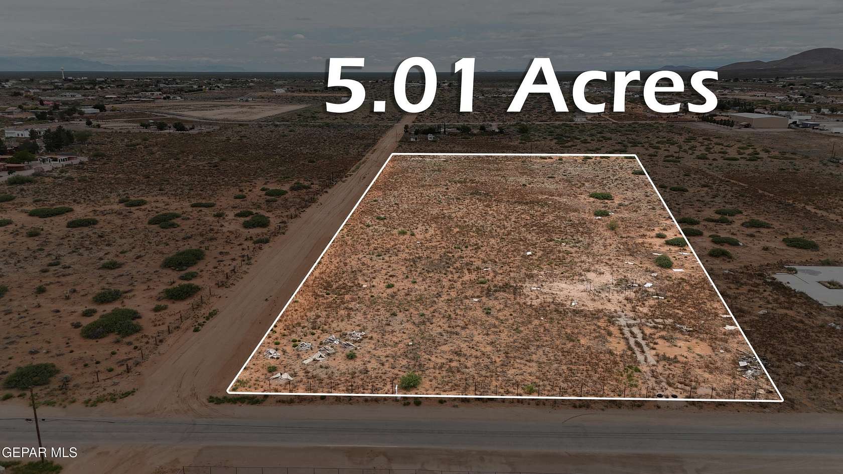5 Acres of Residential Land for Sale in El Paso, Texas