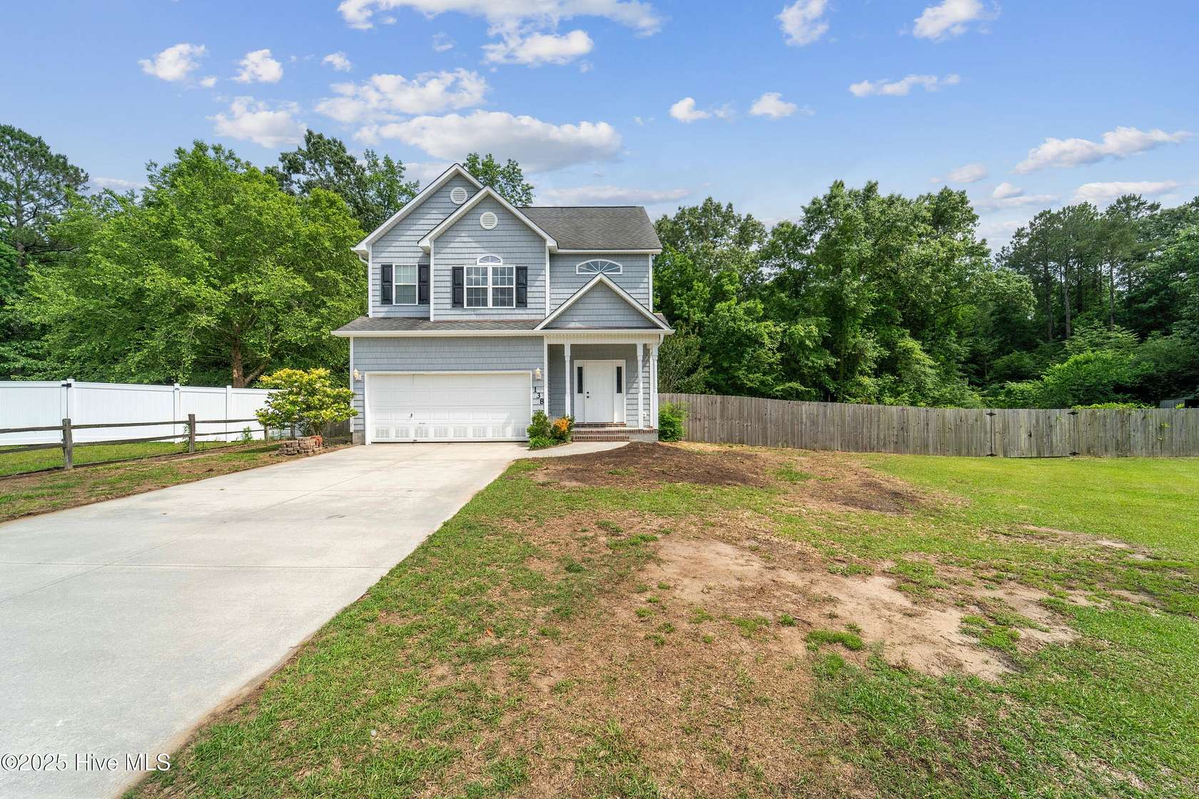 5.25 Acres of Land with Home for Lease in Jacksonville, North Carolina