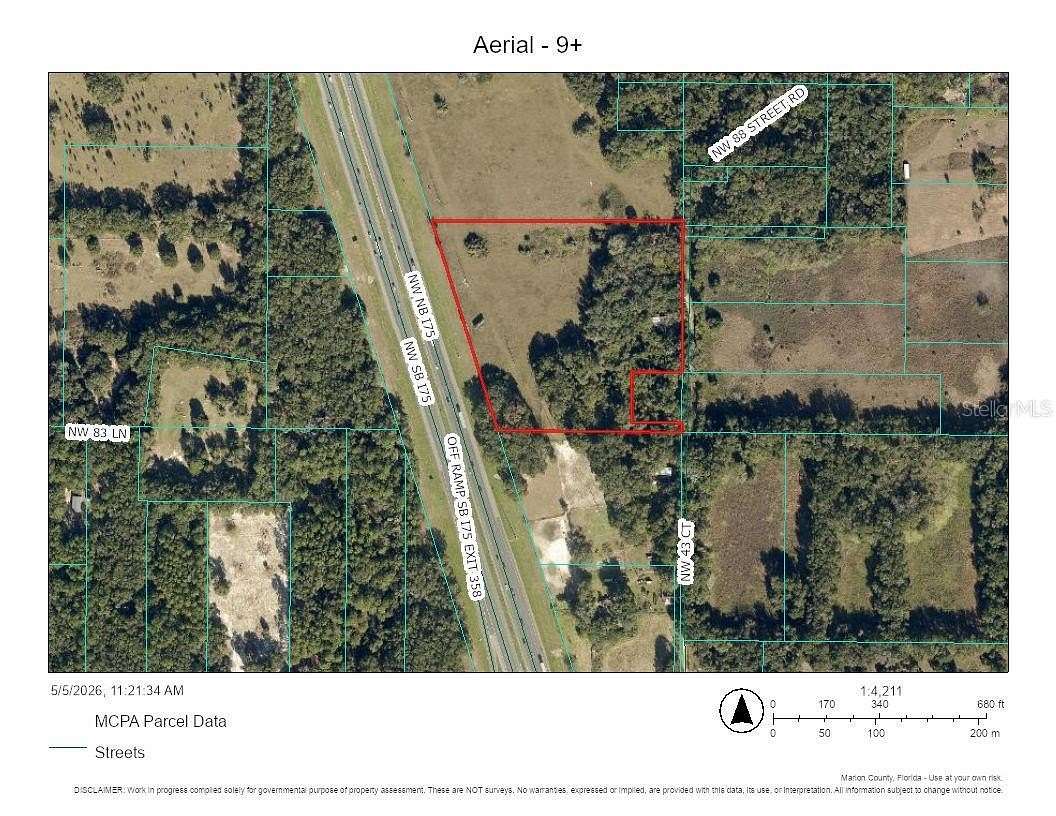 9.68 Acres of Land for Sale in Ocala, Florida