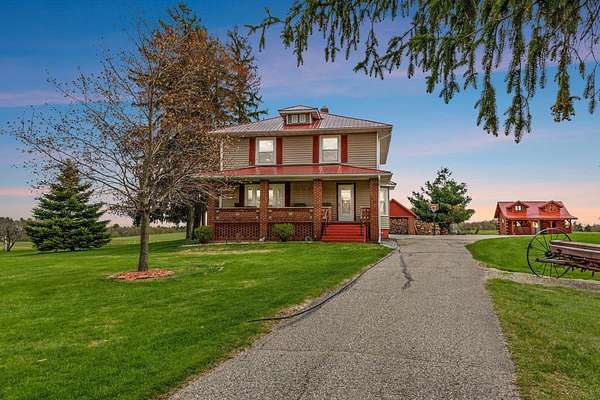 32.7 Acres of Land with Home for Sale in Iola, Wisconsin