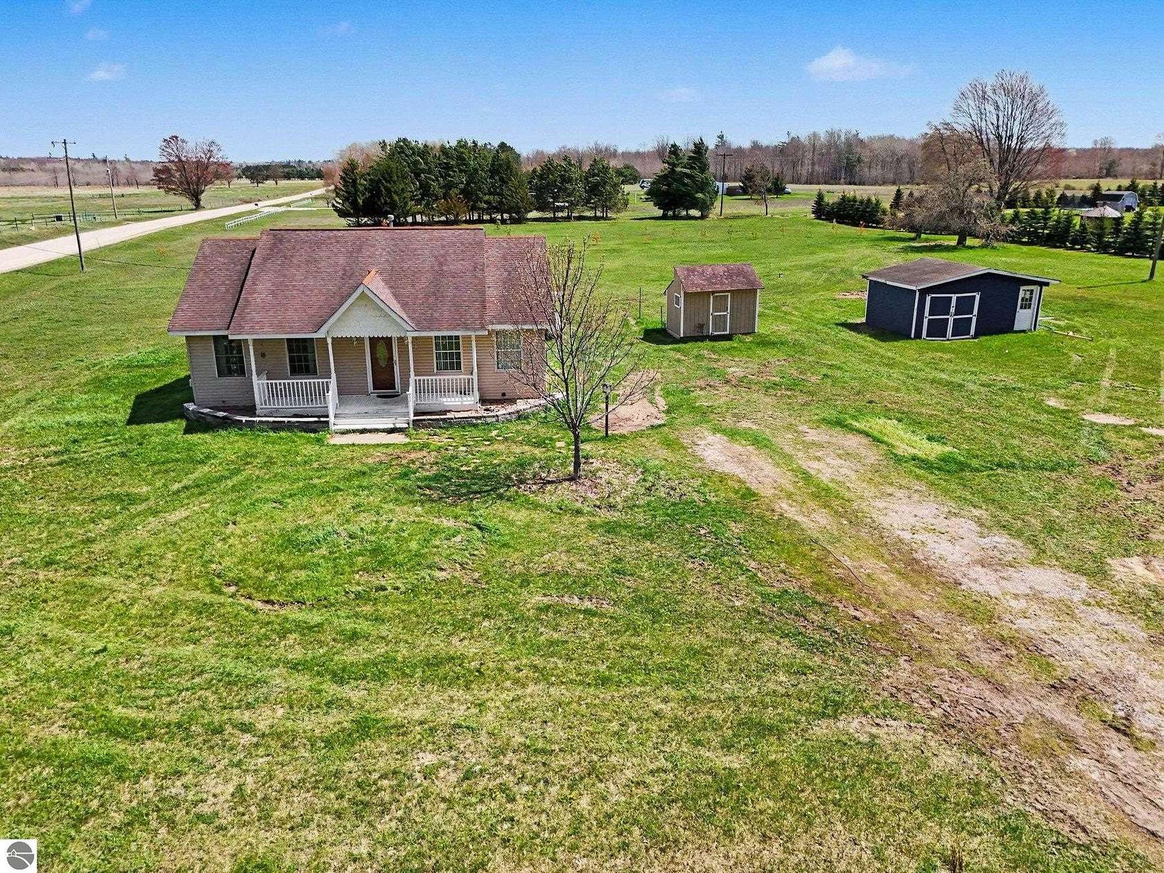 2 Acres of Land with Home for Sale in Lake City, Michigan