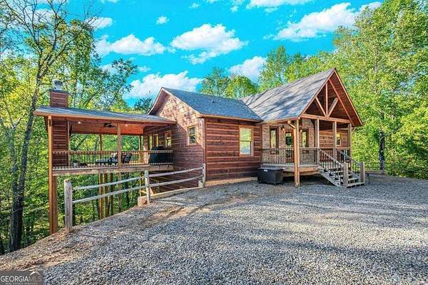 2 Acres of Land with Home for Sale in Mineral Bluff, Georgia