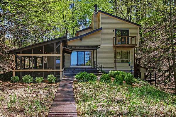 6.7 Acres of Land with Home for Sale in Covert, Michigan