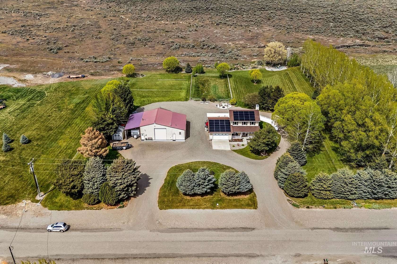 5.49 Acres of Land with Home for Sale in Shoshone, Idaho