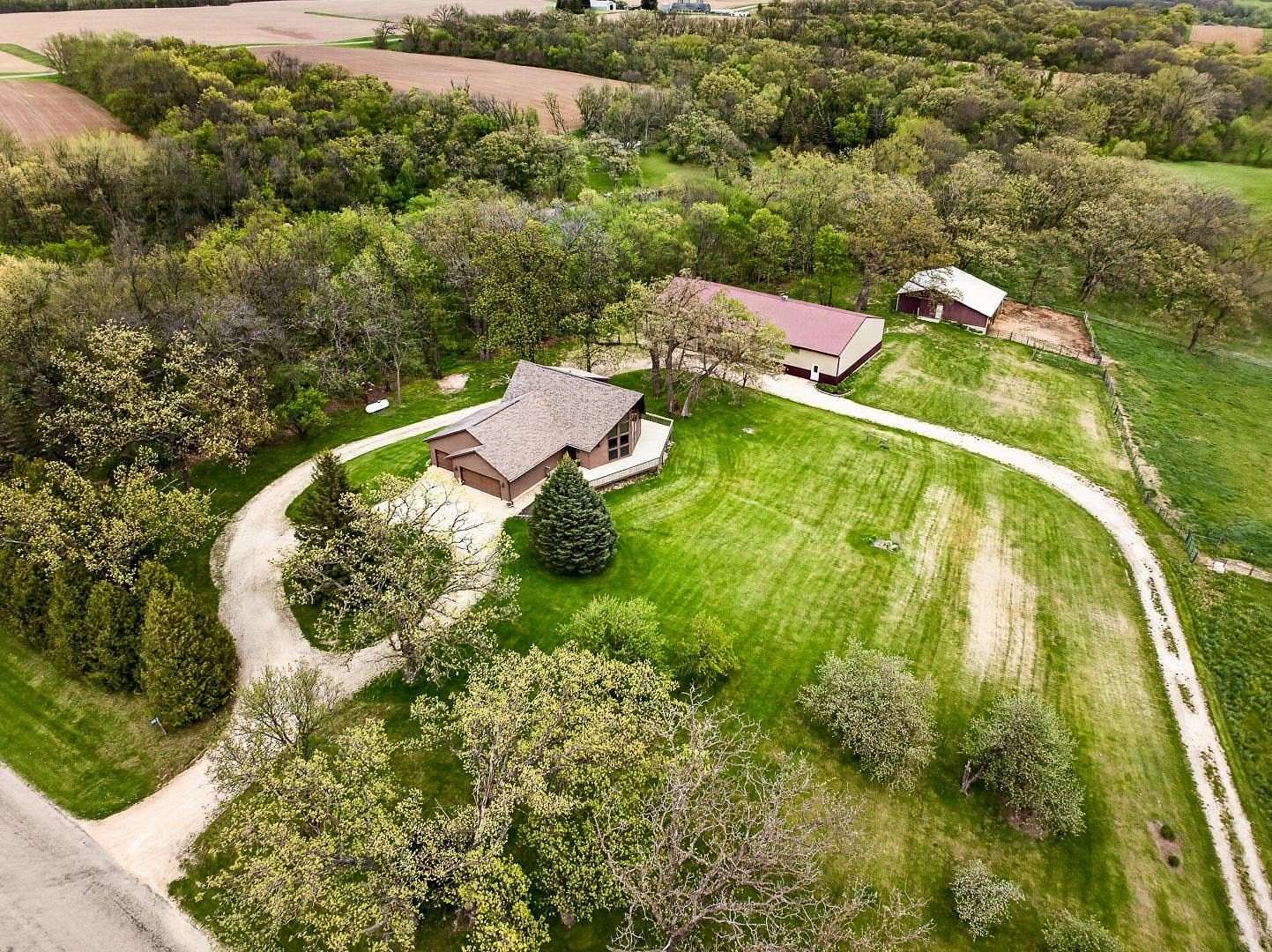 23 Acres of Land with Home for Sale in Gratiot, Wisconsin