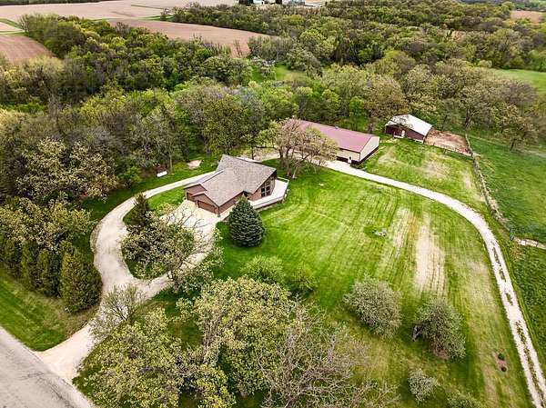 23 Acres of Land with Home for Sale in Gratiot, Wisconsin