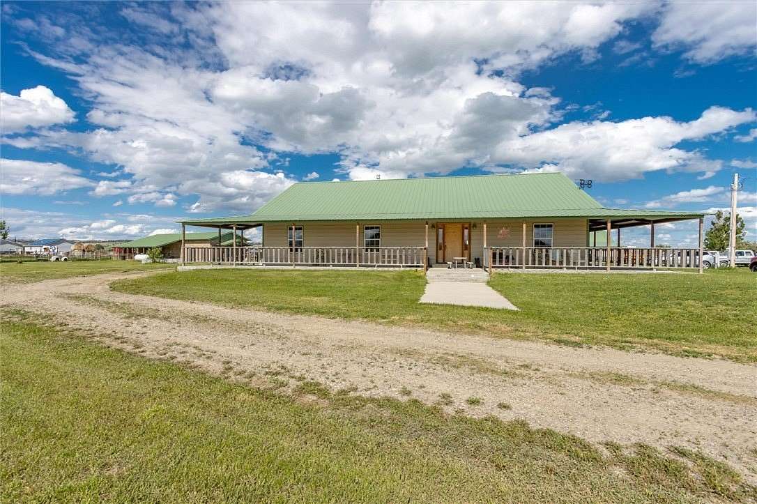 6.45 Acres of Land with Home for Sale in Worden, Montana
