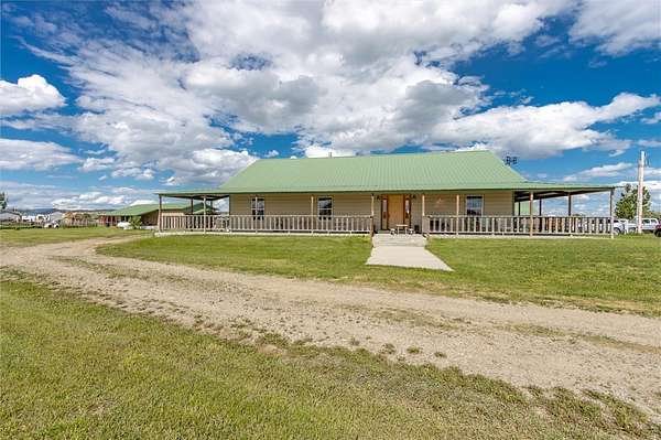 6.45 Acres of Land with Home for Sale in Worden, Montana