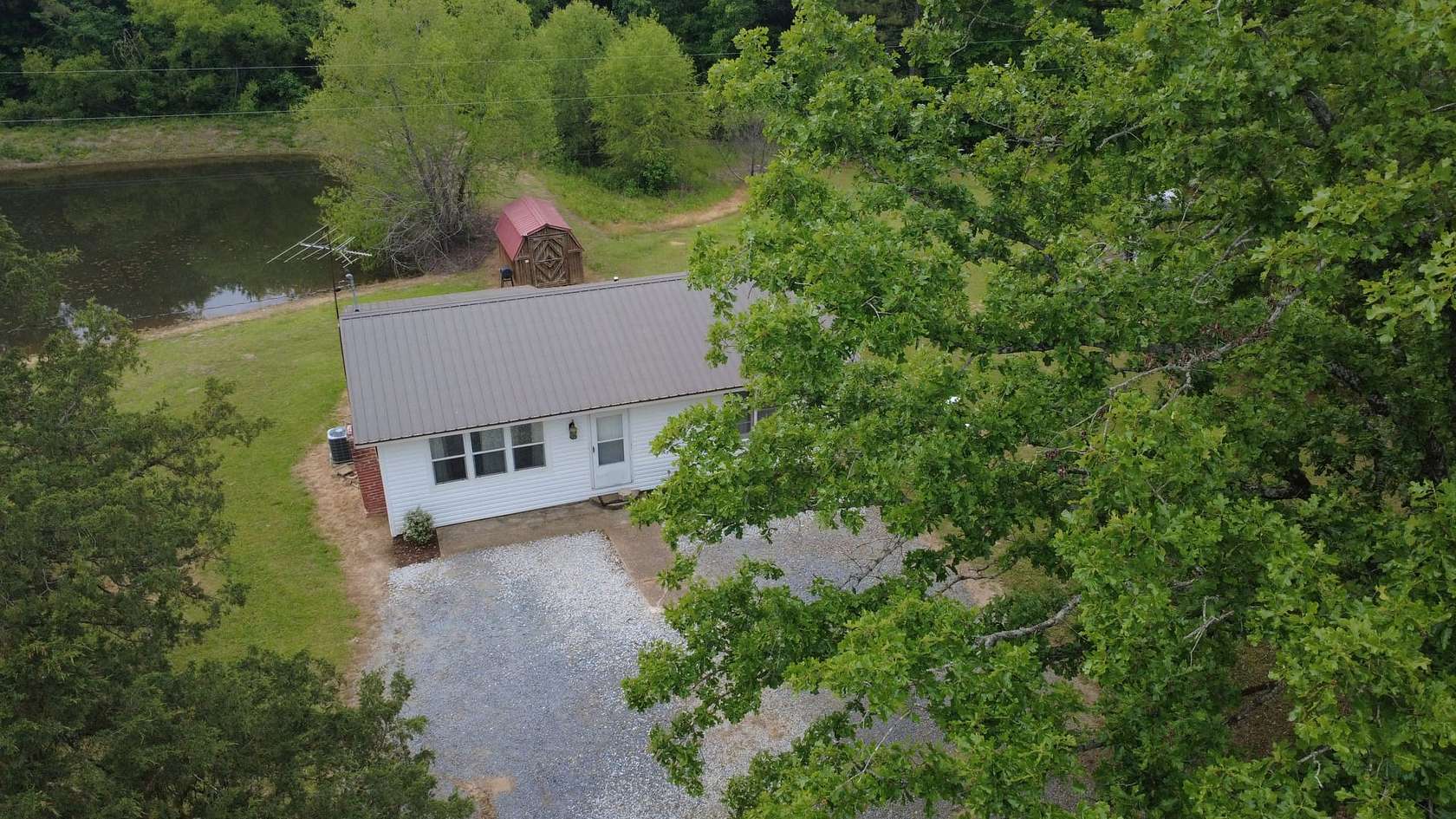 37 Acres of Recreational Land with Home for Sale in Macon, Mississippi