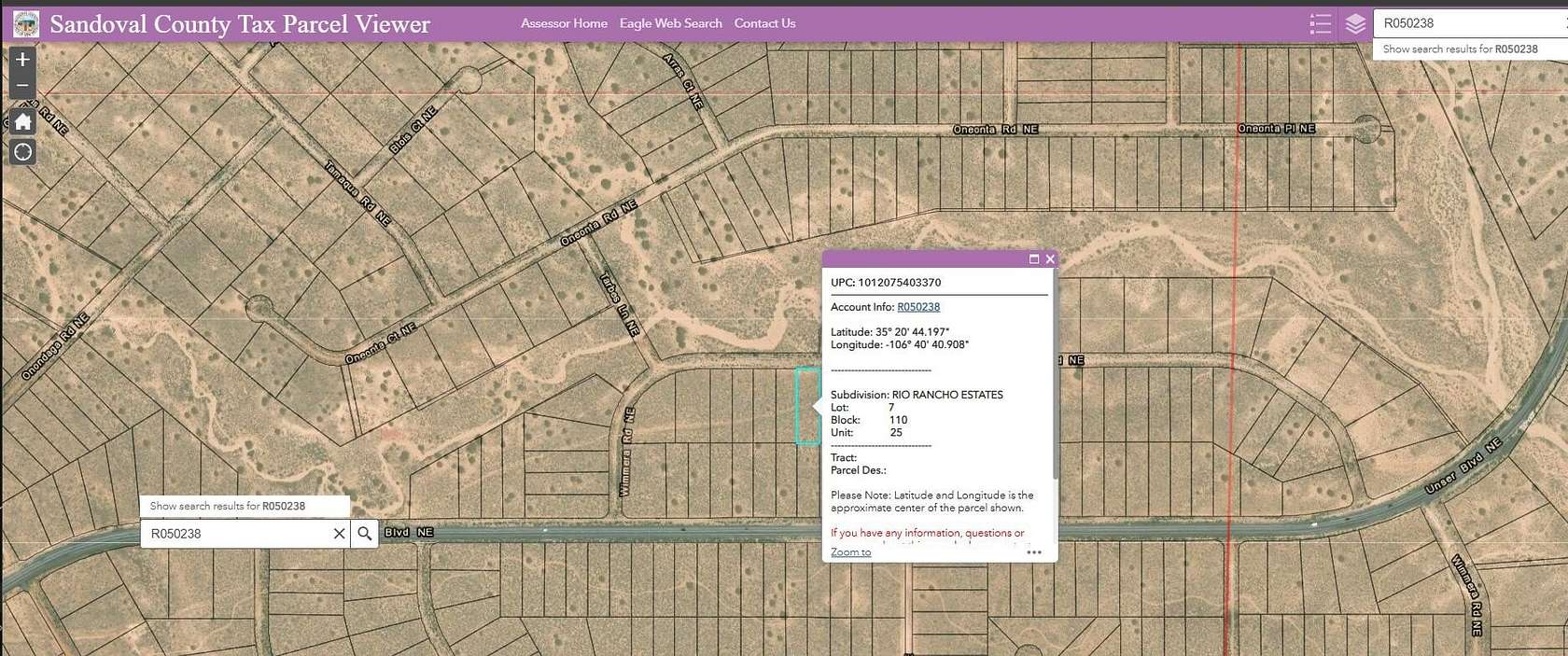 1 Acre of Land for Sale in Rio Rancho, New Mexico