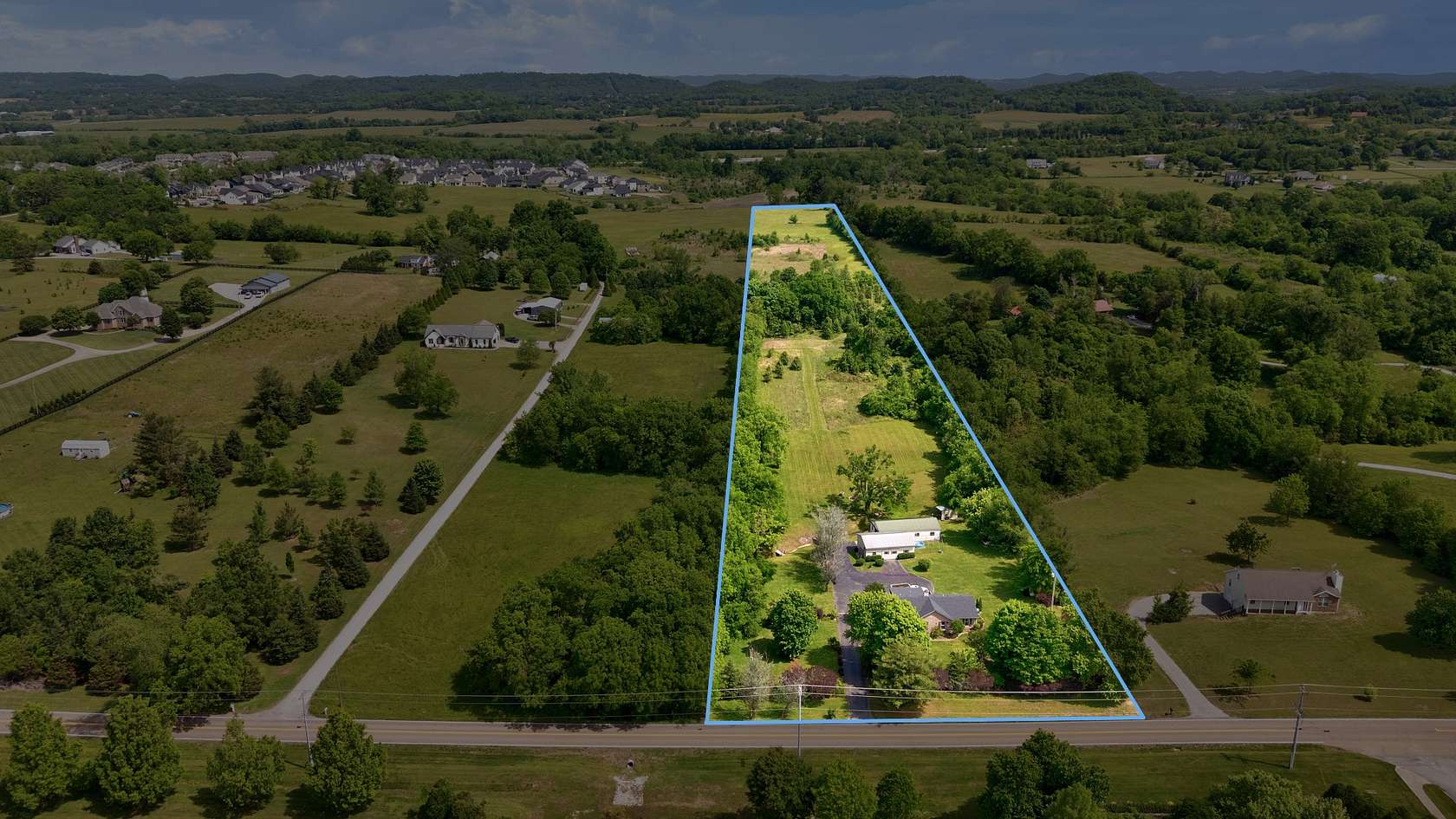 5.69 Acres of Land with Home for Sale in Thompson's Station, Tennessee