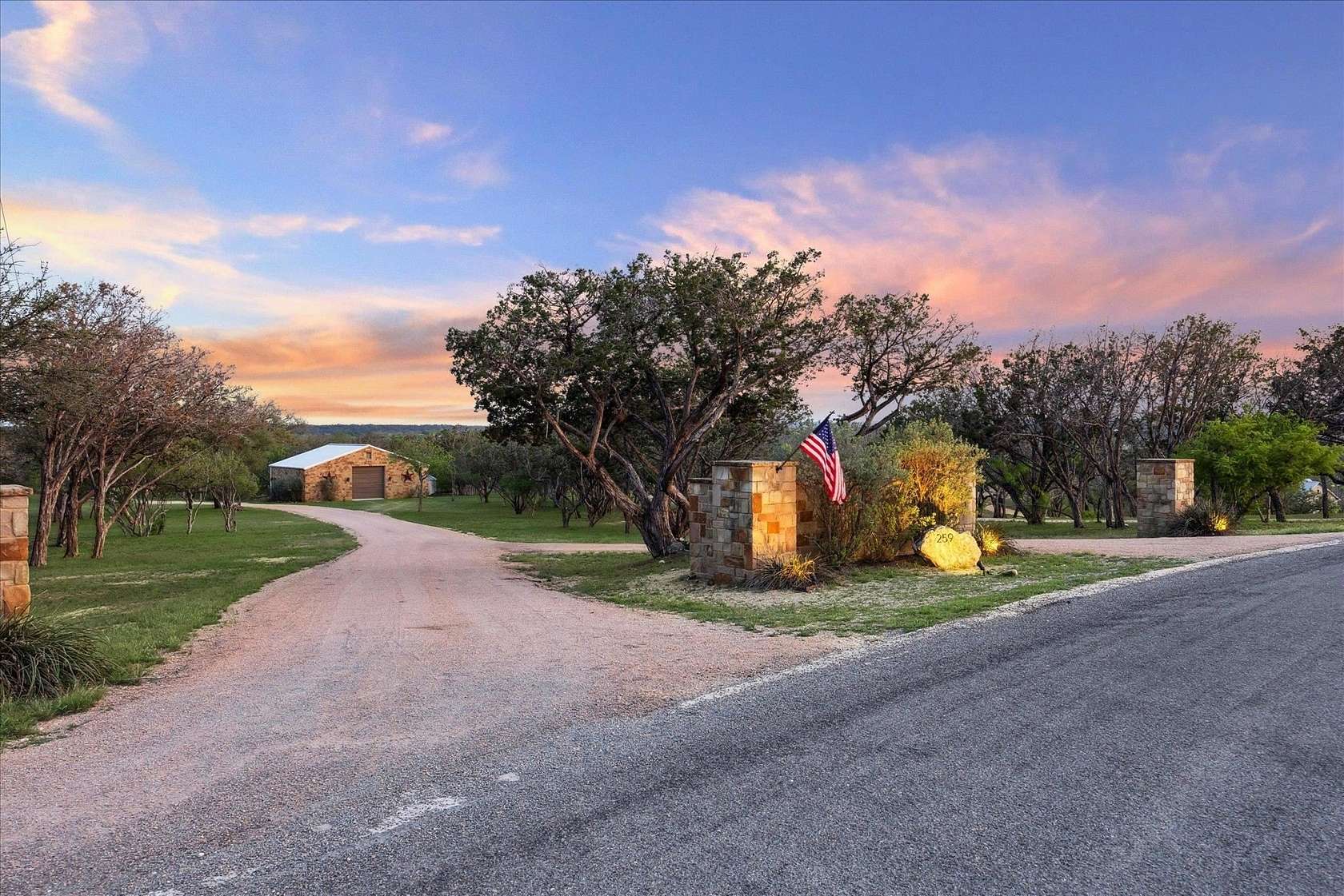 7.5 Acres of Land with Home for Sale in Marble Falls, Texas