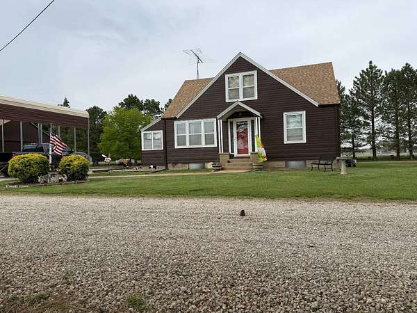 4.9 Acres of Land with Home for Sale in Glasco, Kansas