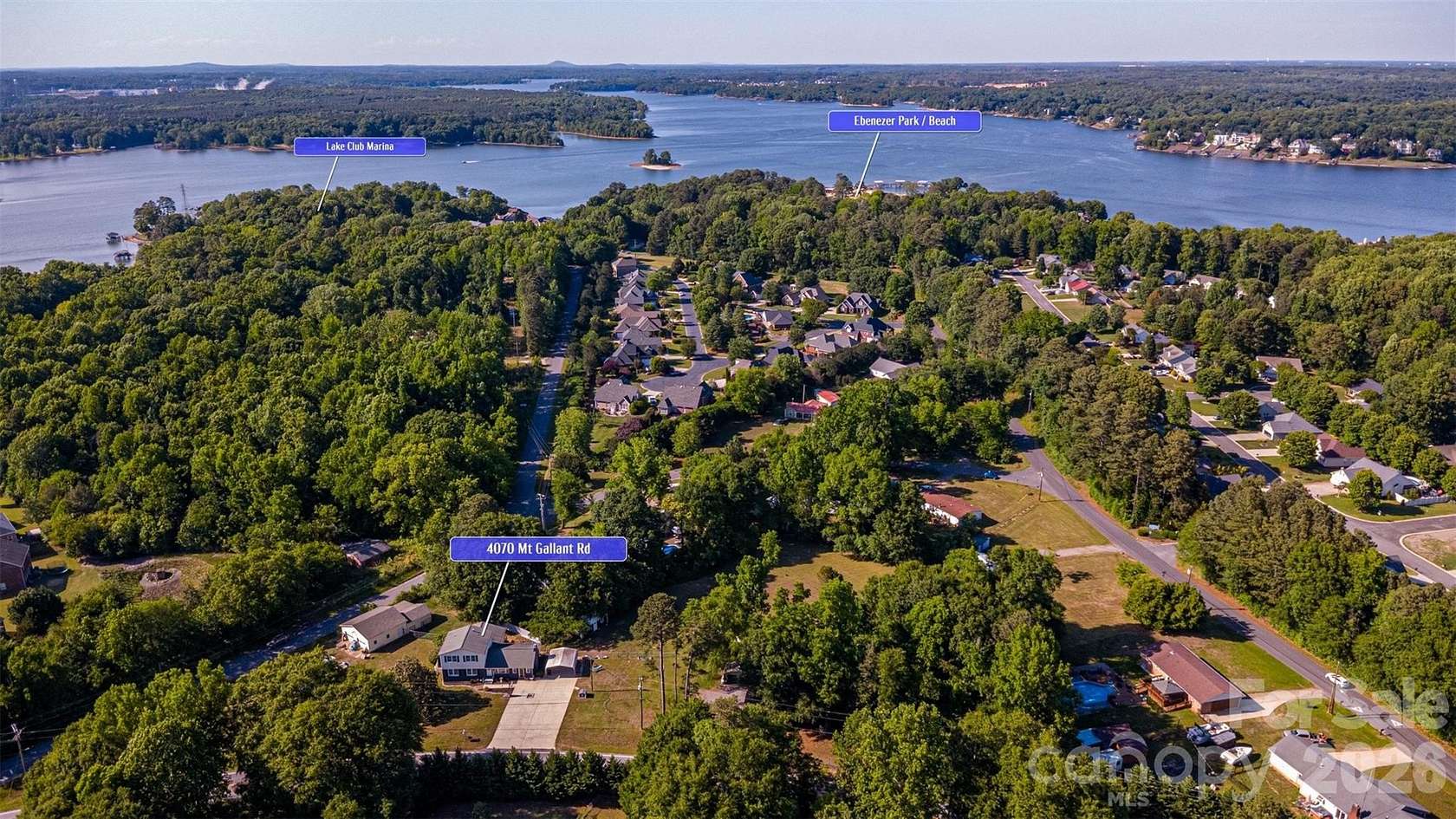 1.88 Acres of Land with Home for Sale in Rock Hill, South Carolina