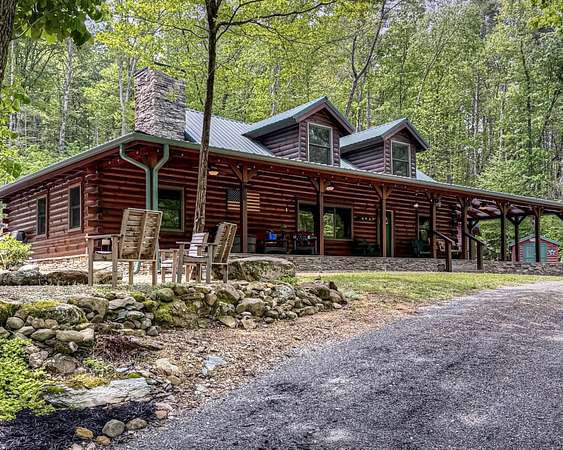 17 Acres of Recreational Land with Home for Sale in Tellico Plains, Tennessee