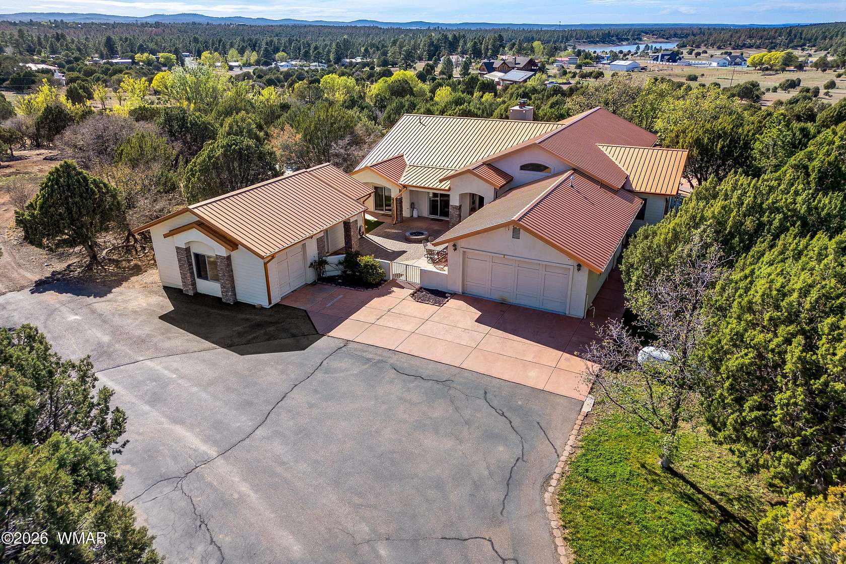 51 Acres of Agricultural Land with Home for Sale in Show Low, Arizona