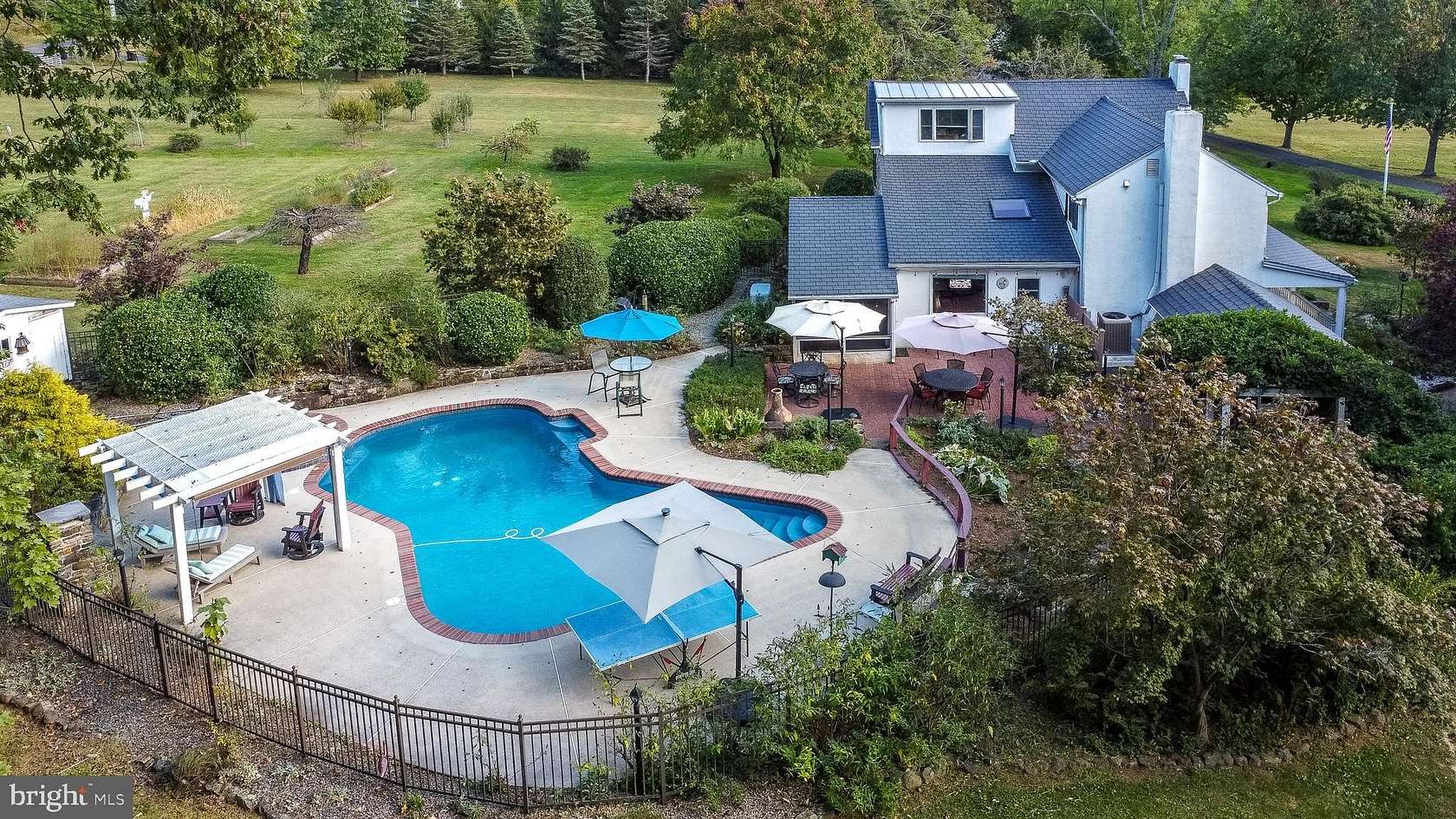 6 Acres of Land with Home for Sale in Green Lane, Pennsylvania