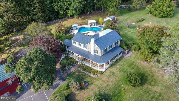6 Acres of Land with Home for Sale in Green Lane, Pennsylvania