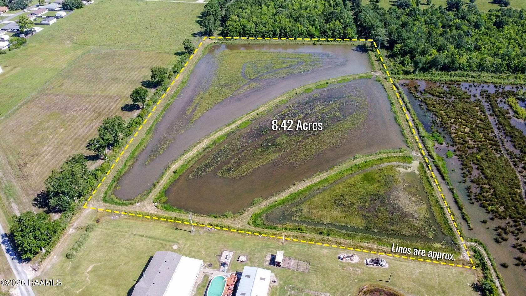 8.42 Acres of Land for Sale in Rayne, Louisiana