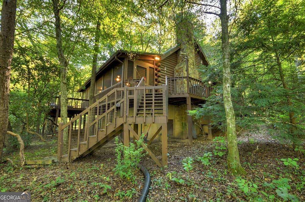 3 Acres of Land with Home for Sale in Ellijay, Georgia