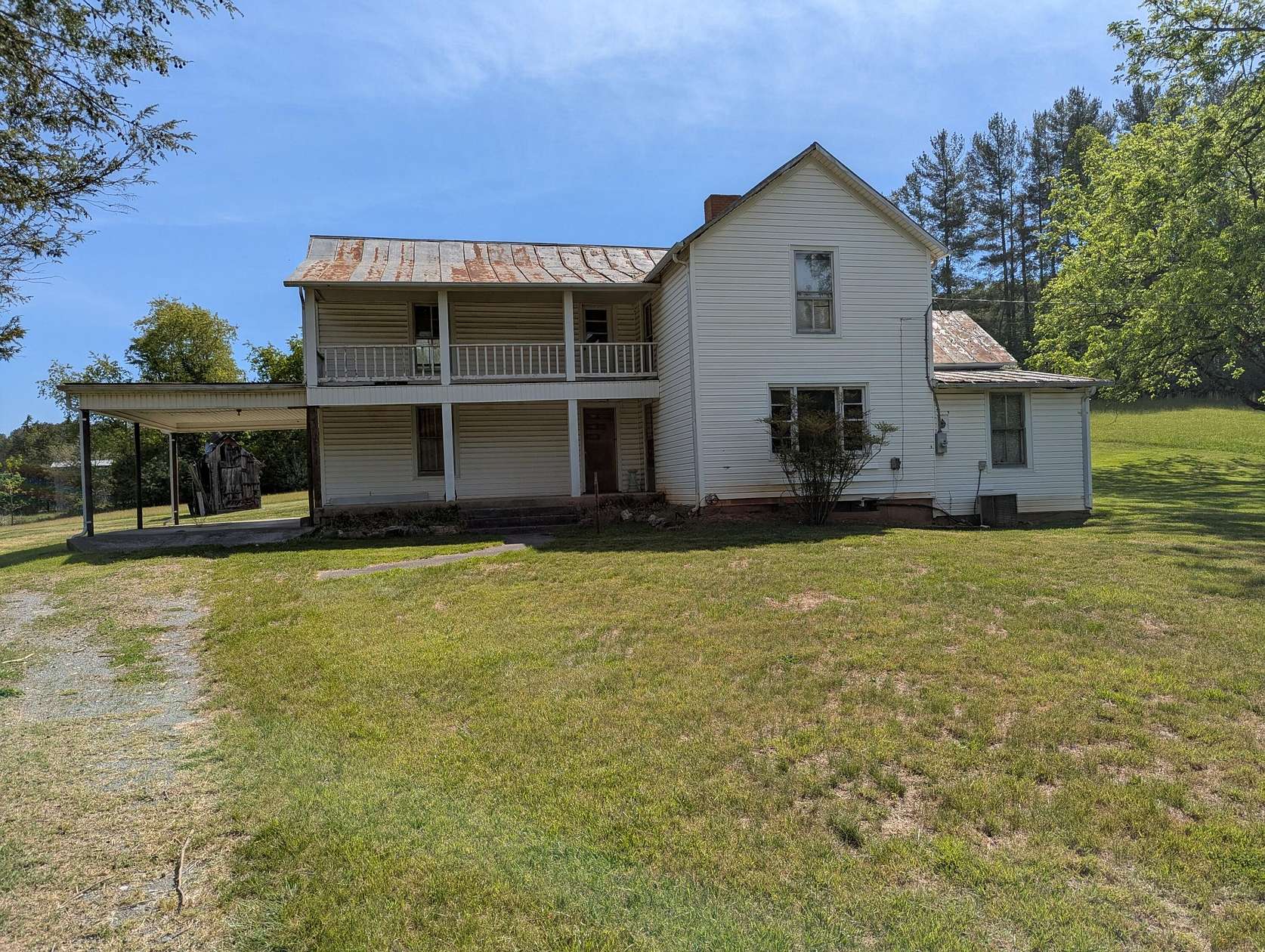 4.28 Acres of Land with Home for Sale in Rocky Mount, Virginia