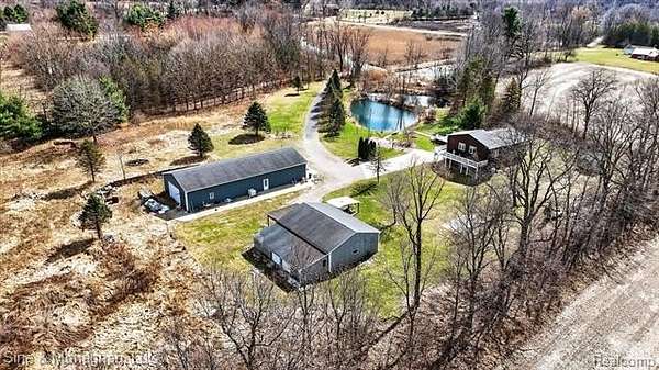 6.8 Acres of Land with Home for Sale in Rives Township, Michigan
