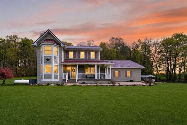 11.3 Acres of Recreational Land with Home for Sale in Newark, New York