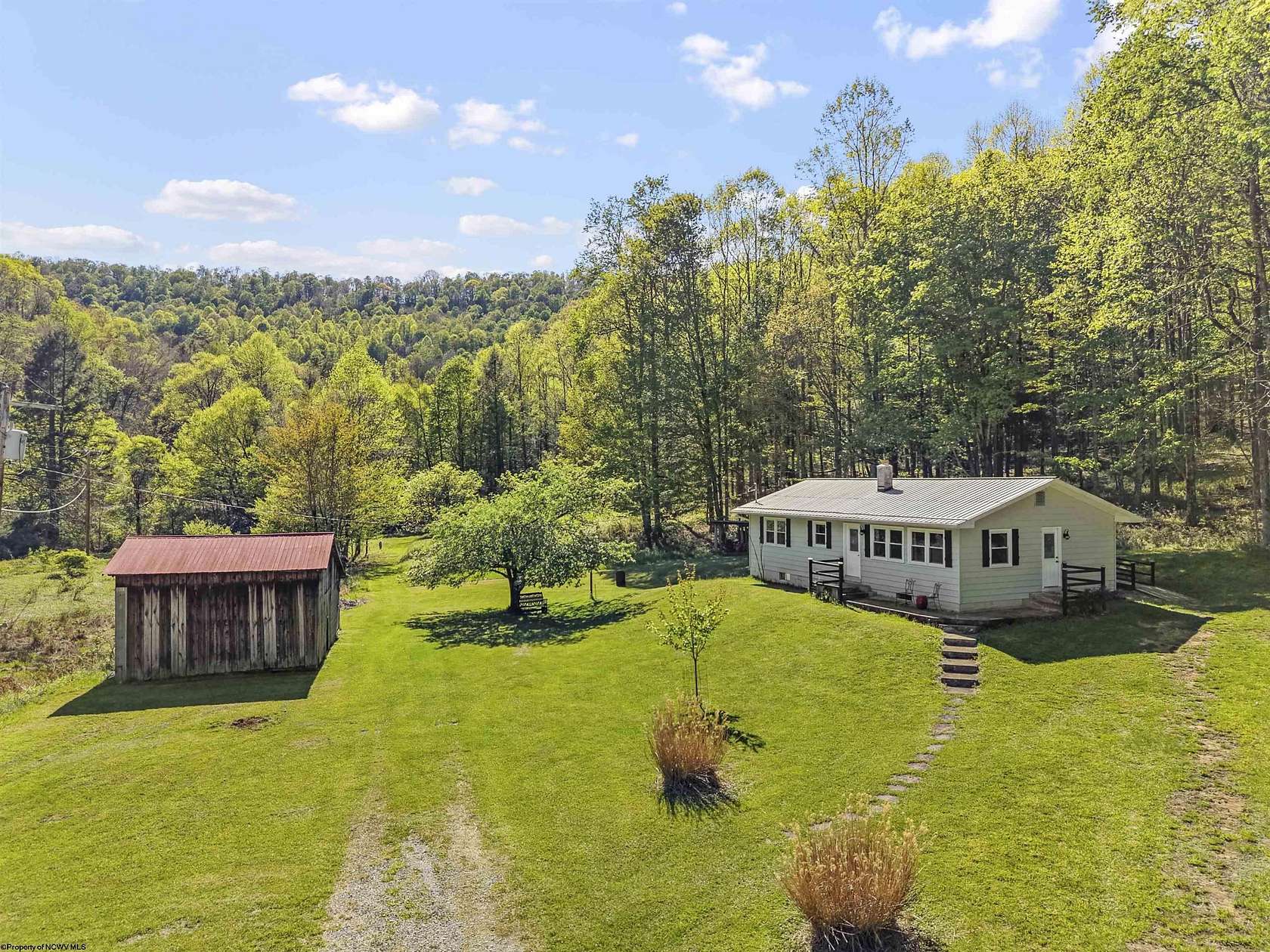5 Acres of Land with Home for Sale in Helvetia, West Virginia