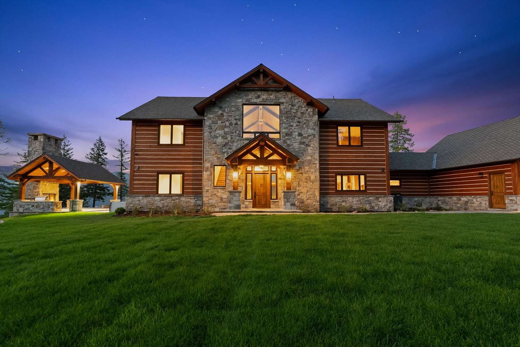7 Acres of Land with Home for Sale in Whitefish, Montana