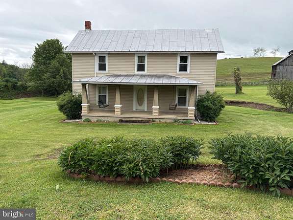 8.22 Acres of Land with Home for Sale in Purgitsville, West Virginia