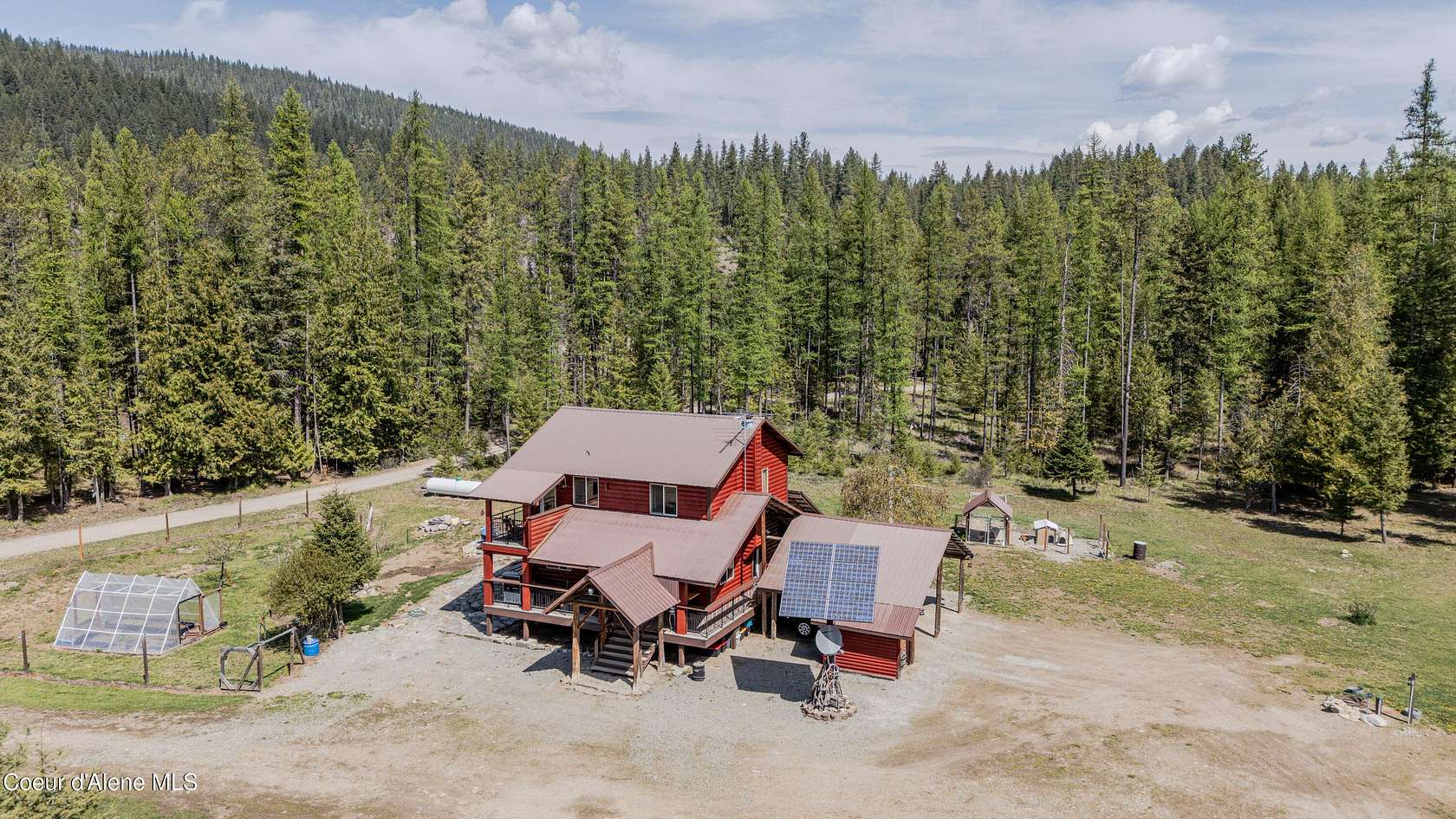 3 Acres of Land with Home for Sale in Moyie Springs, Idaho