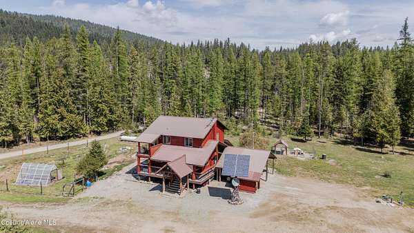 3 Acres of Land with Home for Sale in Moyie Springs, Idaho