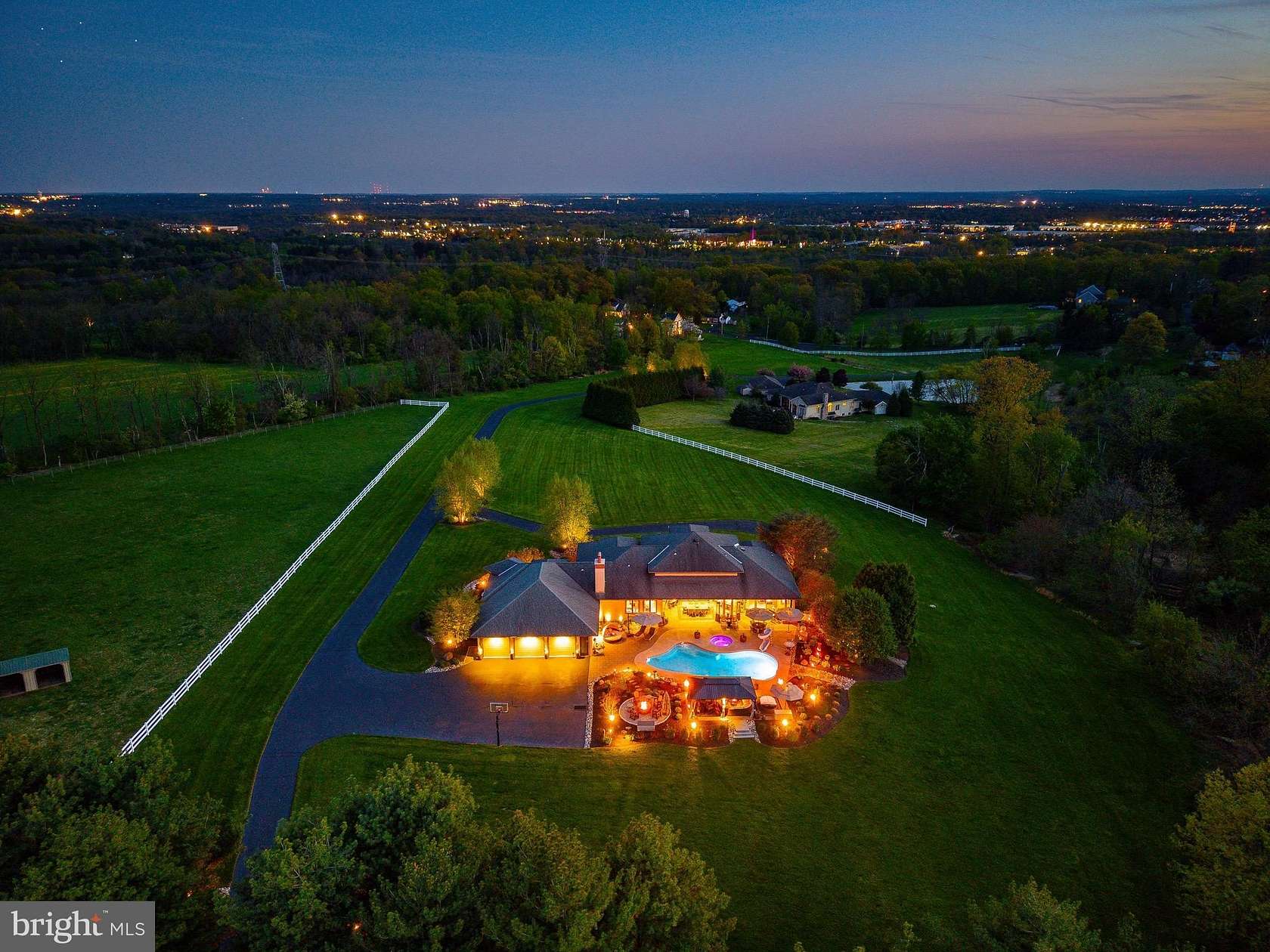 11.4 Acres of Land with Home for Sale in Hilltown Township, Pennsylvania