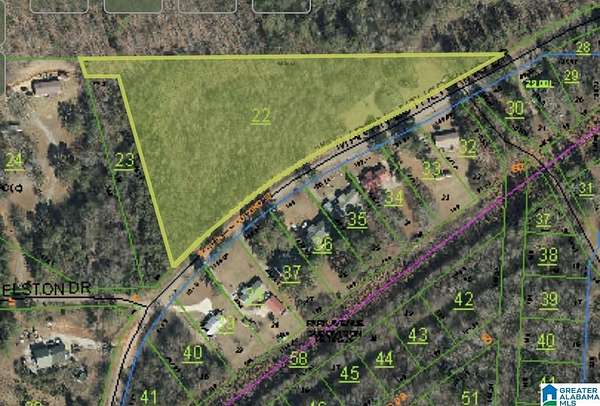 4.8 Acres of Land with Home for Sale in Hobson City, Alabama