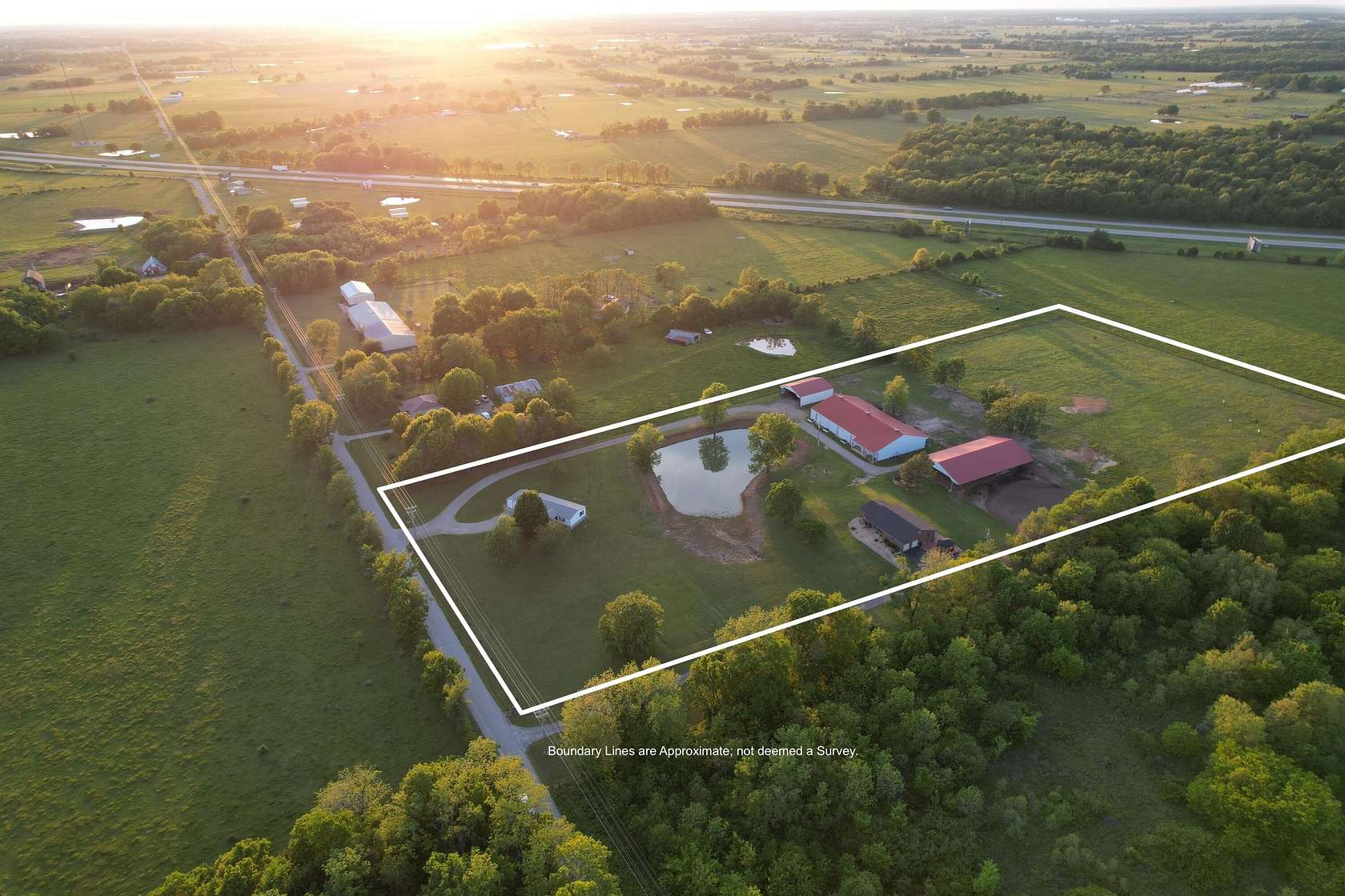 10 Acres of Land with Home for Sale in Mount Vernon, Missouri